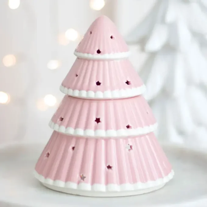 Brûleur sapin rose